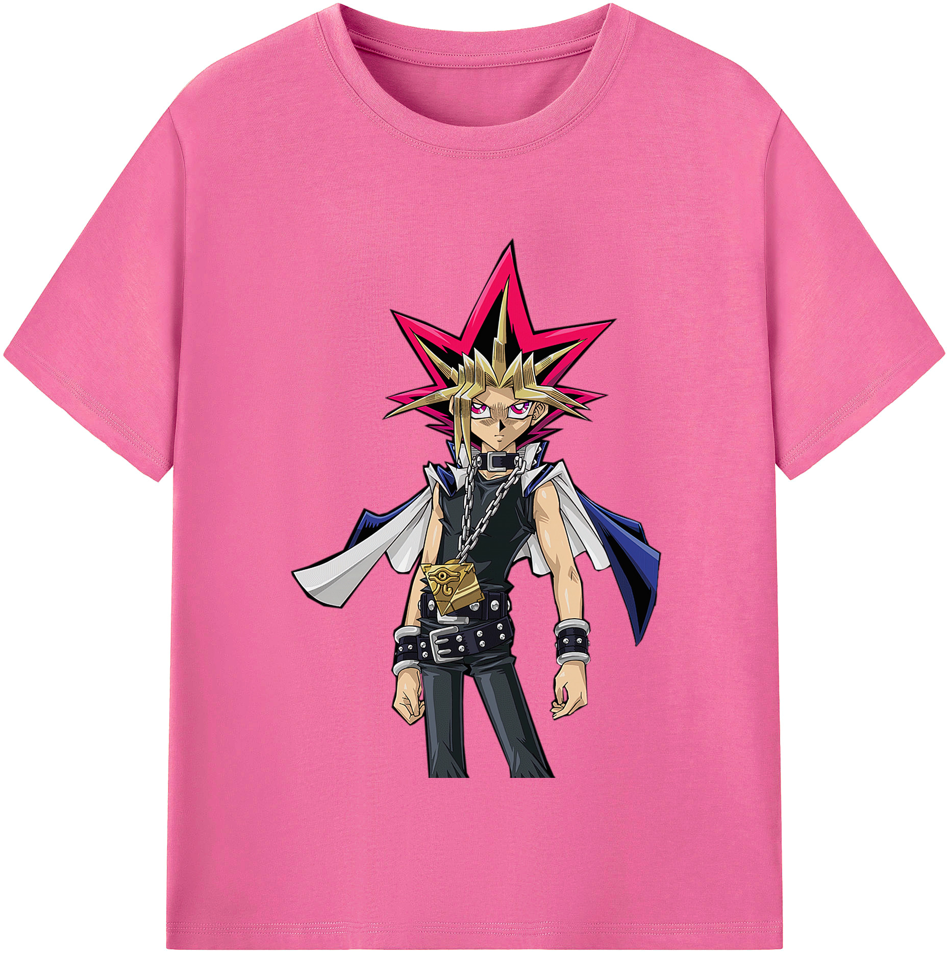 （画像用） 遊☆戯☆王 Yu-Gi-Oh! レディースカジュアルプリントTシャツ（綿100％）